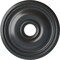 Ekena Millwork Bradford Ceiling Medallion (Fits Canopies up to 4 3/8"), 18 1/8"OD x 3 3/4"ID x 1 1/8"P, Pewter CM18BRPES - alternate 1